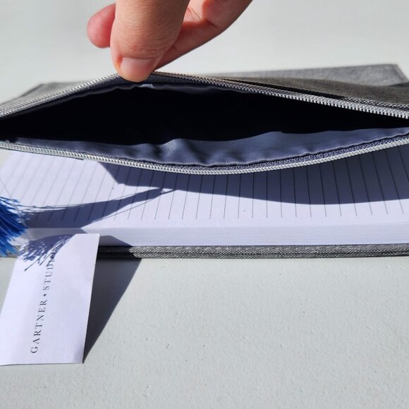 New Gartner Studios Fabric Zippered Journal 6" x 8" 120 Sheets Paper Notebook Di - Picture 4 of 10